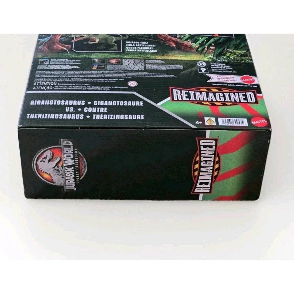 2025 Jurassic World Legacy Collection‎ Giganotosaurus vs Therizinosaurus 2 Pack